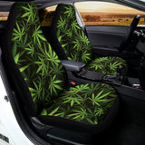 Cannabis Leaves Pattern Print Universal Fit Car Seat Covers 102422