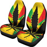 Cannabis Rasta Print Universal Fit Car Seat Covers 102422
