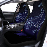 Capricorn Constellation Print Universal Fit Car Seat Covers 102422