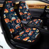 Caravan Camping Pattern Print Universal Fit Car Seat Covers 102422