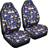 Carrot And Rabbit Pattern Print Universal Fit Car Seat Covers 102422