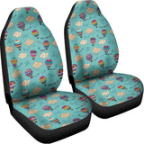 Cartoon Air Balloon Pattern Print Universal Fit Car Seat Covers 102422