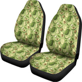 Cartoon Avocado Pattern Print Universal Fit Car Seat Covers 102422