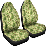 Cartoon Avocado Pattern Print Universal Fit Car Seat Covers 102422