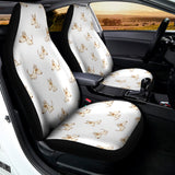 Cartoon Bull Terrier Pattern Print Universal Fit Car Seat Covers 102422