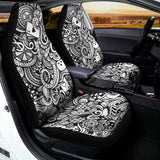 Cartoon Casino Card Pattern Print Universal Fit Car Seat Covers 102422