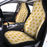 Cartoon Cheese Pattern Print Universal Fit Car Seat Covers 102422