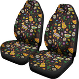 Cartoon Cinco de Mayo Pattern Print Universal Fit Car Seat Covers 102422