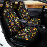 Cartoon Cinco de Mayo Pattern Print Universal Fit Car Seat Covers 102422