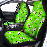 Cartoon Daisy And Cow Pattern Print Universal Fit Car Seat Covers 102422