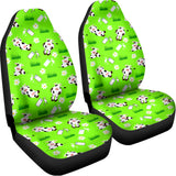 Cartoon Daisy And Cow Pattern Print Universal Fit Car Seat Covers 102422