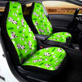 Cartoon Daisy And Cow Pattern Print Universal Fit Car Seat Covers 102422