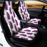 Cartoon Eggplant Pattern Print Universal Fit Car Seat Covers 102422