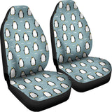 Cartoon Emperor Penguin Pattern Print Universal Fit Car Seat Covers 102422