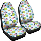 Cartoon Fish Pattern Print Universal Fit Car Seat Covers 102422