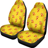 Cartoon Fox Pattern Print Universal Fit Car Seat Covers 102422