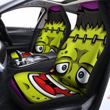 Cartoon Frankenstein Print Universal Fit Car Seat Covers 102422
