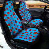 Cartoon Ladybird Pattern Print Universal Fit Car Seat Covers 102422