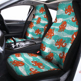 Cartoon Octopus Pattern Print Universal Fit Car Seat Covers 102422