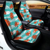 Cartoon Octopus Pattern Print Universal Fit Car Seat Covers 102422