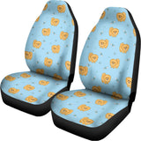 Cartoon Pomeranian Pattern Print Universal Fit Car Seat Covers 102422
