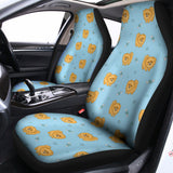 Cartoon Pomeranian Pattern Print Universal Fit Car Seat Covers 102422