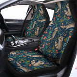Cartoon Raccoon Pattern Print Universal Fit Car Seat Covers 102422