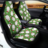 Cartoon Santa Claus Pattern Print Universal Fit Car Seat Covers 102422