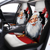Cartoon Santa Claus Print Universal Fit Car Seat Covers 102422
