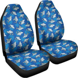 Cartoon Shark Pattern Print Universal Fit Car Seat Covers 102422