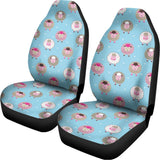 Cartoon Sheep Pattern Print Universal Fit Car Seat Covers 102422