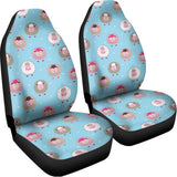 Cartoon Sheep Pattern Print Universal Fit Car Seat Covers 102422