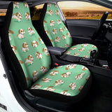 Cartoon Shih Tzu Pattern Print Universal Fit Car Seat Covers 102422