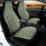 Cartoon Zombie Pattern Print Universal Fit Car Seat Covers 102422