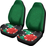 Casino Poker Chips Print Universal Fit Car Seat Covers 102422