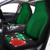 Casino Poker Chips Print Universal Fit Car Seat Covers 102422