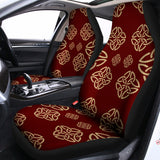 Celtic Knot Symbol Pattern Print Universal Fit Car Seat Covers 102422