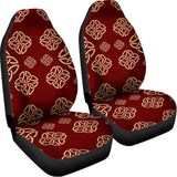 Celtic Knot Symbol Pattern Print Universal Fit Car Seat Covers 102422