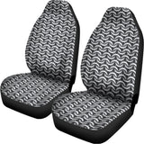 Chainmail Print Universal Fit Car Seat Covers 102422