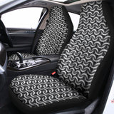 Chainmail Print Universal Fit Car Seat Covers 102422