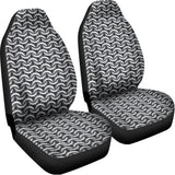 Chainmail Print Universal Fit Car Seat Covers 102422