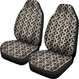 Chainmail Ring Print Universal Fit Car Seat Covers 102422