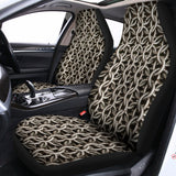 Chainmail Ring Print Universal Fit Car Seat Covers 102422