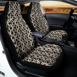 Chainmail Ring Print Universal Fit Car Seat Covers 102422