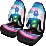 Chakras Of The Universe Print Universal Fit Car Seat Covers 102422