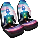 Chakras Of The Universe Print Universal Fit Car Seat Covers 102422