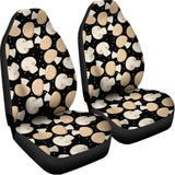 Champignon Mushroom Pattern Print Universal Fit Car Seat Covers 102422
