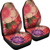 Cherry Blossom Kimono Pattern Print Universal Fit Car Seat Covers 102422