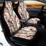Cherry Blossom Peacock Print Universal Fit Car Seat Covers 102422