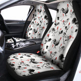 Chicken Ink Painting Pattern Print Universal Fit Car Seat Covers 102422